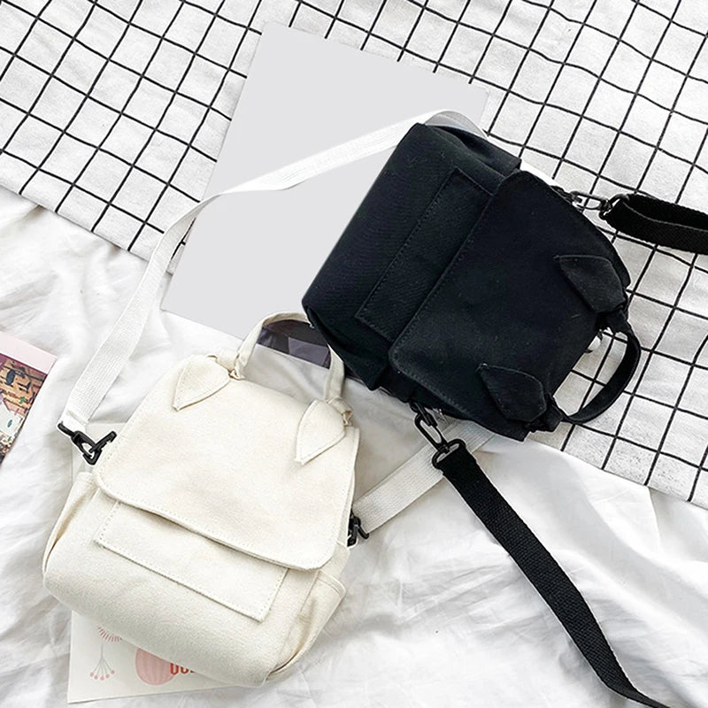Small Crossbody Bag for Women, Canvas Shoulder Bag