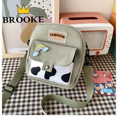 Women Crossbody Money Bag Casual Satchel Girls Shoulder Pouch