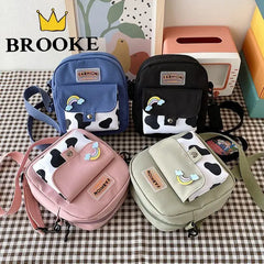 Women Crossbody Money Bag Casual Satchel Girls Shoulder Pouch