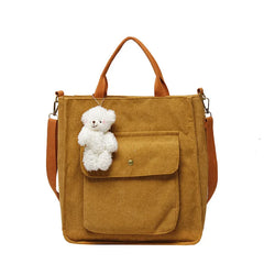 Sweet Print Canvas Crossbody Bag Girls Shoulder Pouch