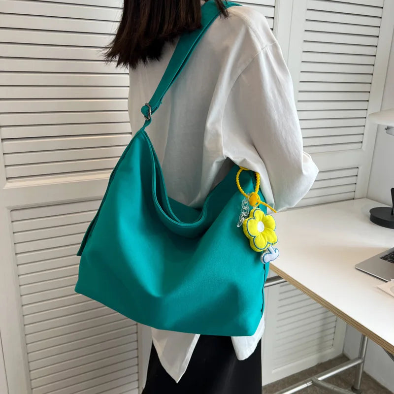 Vintage Crossbody Bag for Women Messenger Bags Girls Bookbag Handbags