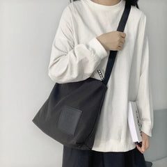 Waterproof Nylon Canvas Bag Large Messenger Bag