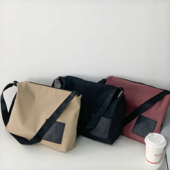 Waterproof Nylon Canvas Bag Large Messenger Bag