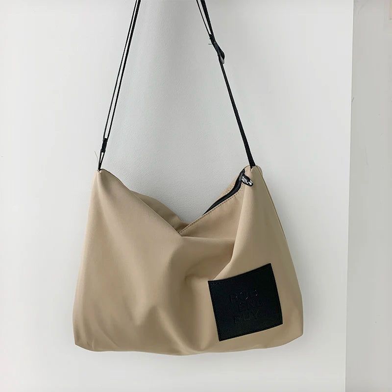 Waterproof Nylon Canvas Bag Large Messenger Bag