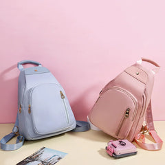 Women Small Backpack Chest Bag Sling Backpack Casual Travel Bag
