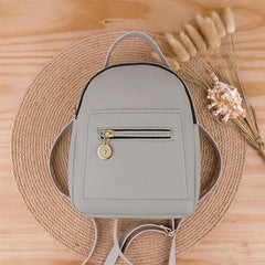 Women Small Backpack PU Leather Shoulder Bag For Teenage Girls Casual Daypack
