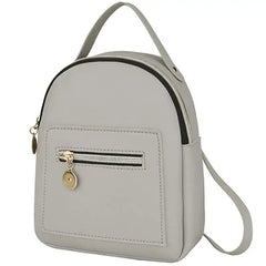 Women Small Backpack PU Leather Shoulder Bag For Teenage Girls