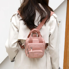Women Small Backpack Girls Shoulders Bags Canvas Mini School Travel Handbag