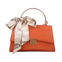 Women Small Bag Square Bag Silk Scarf Handbag Crossbody Shoulder Messenger