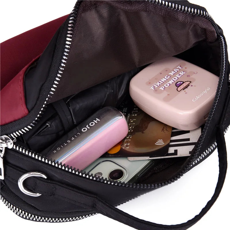 Women Small Bag Ladies Casual Oxford Cloth Shoulder Messenger Cross Body Bag
