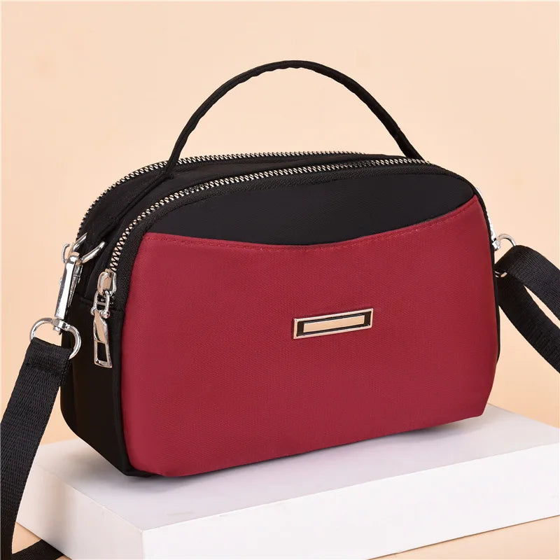 Women Small Bag Ladies Casual Oxford Cloth Shoulder Messenger Cross Body Bag