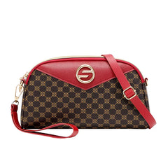 Women Small Bag PU Leather Clutch Purse Shoulder Messenger Casual Mobile Phone