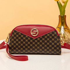 Women Small Bag PU Leather Clutch Purse Shoulder Messenger Casual Mobile Phone