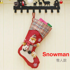 Women Small Bags Christmas Stocking Mini Sock Santa Claus Candy Bag Xmas Tree