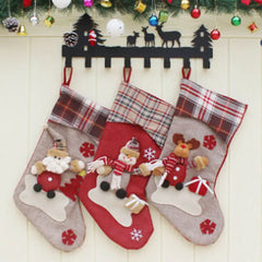 Women Small Bags Christmas Stocking Mini Sock Santa Claus Candy Bag Xmas Tree