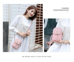 Women Small Bags PU Leather Handbags Girl Travel Student Shoulder Bags
