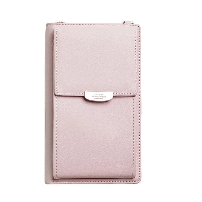 Women Small Handbag Floral Print Wallet for iPhone 11 Shoulder Strap Bag