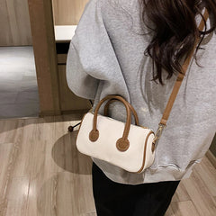 Classic Barrel Clutch Purse Crossbody Shoulder Bag for Women