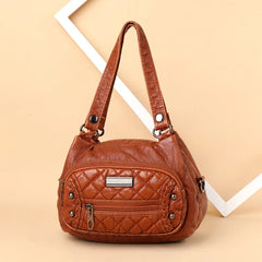Women Small Handbags Satchel Top-handle Handbag PU Shoulder Purse Bag