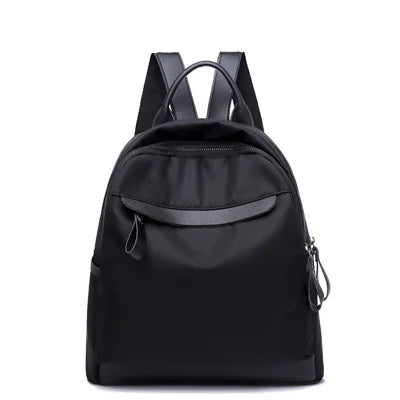 Women Small Nylon Waterproof Backpack Casual Student School Bag