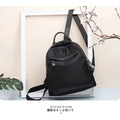 Women Small Nylon Waterproof Backpack Casual Student School Bag