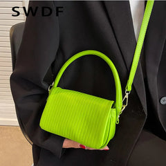 Women Small PU Leather Crossbody Sling Bags Shoulder Bag