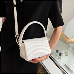 Women Small PU Leather Crossbody Sling Bags Shoulder Bag