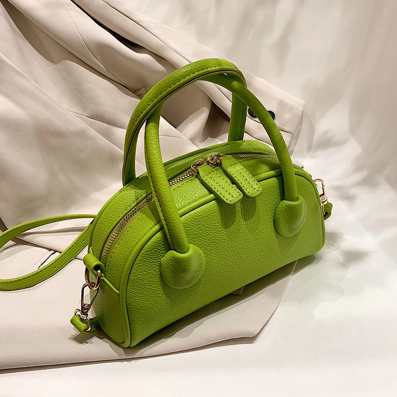 Women Small Pink Purses And Handbags Purple Leather Shoulder Bags