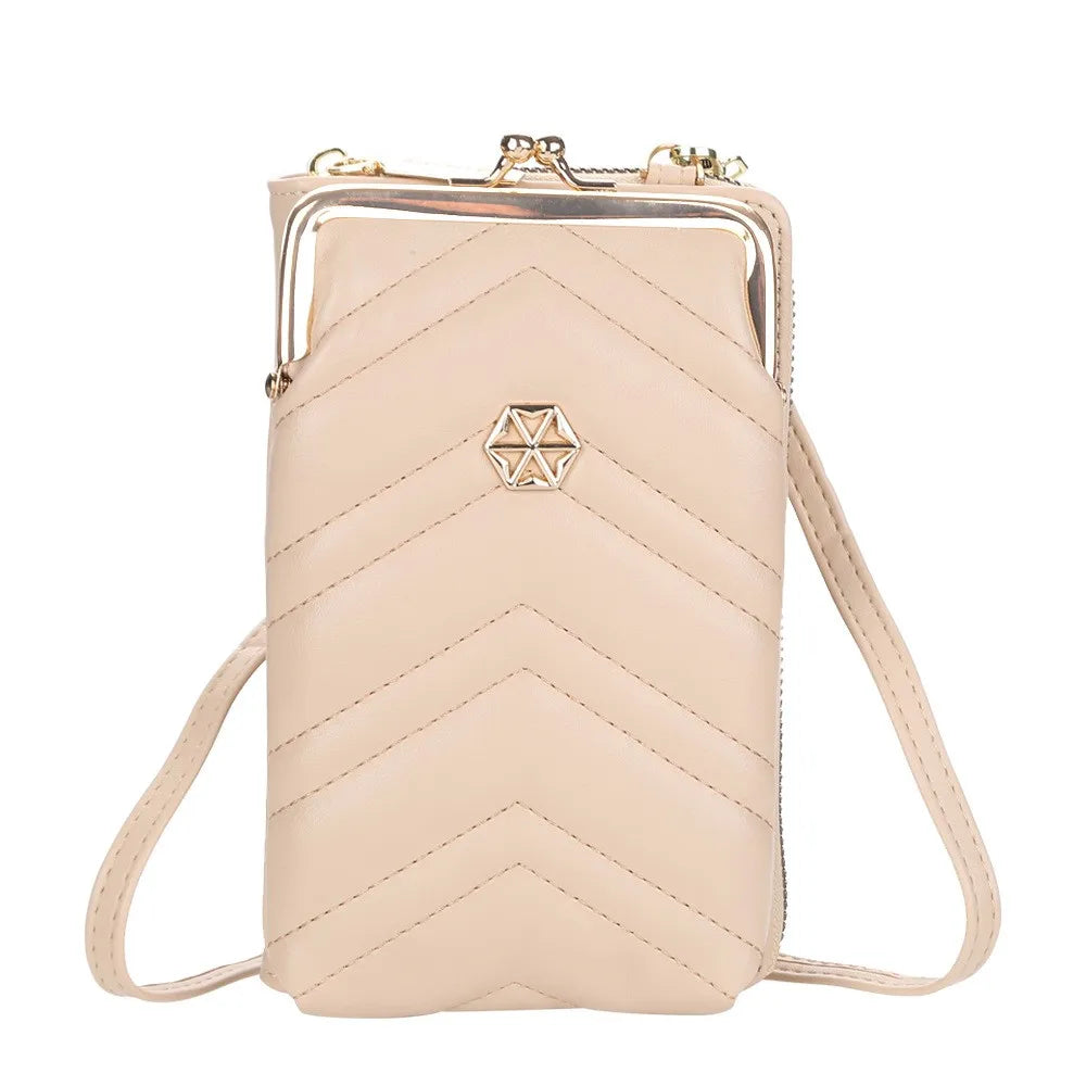 Women Small Shoulder Bag For Phone Short Travel Leather Messenger Crossbody Bags