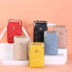 Women Small Shoulder Bag For Phone Short Travel Leather Messenger Crossbody Bags