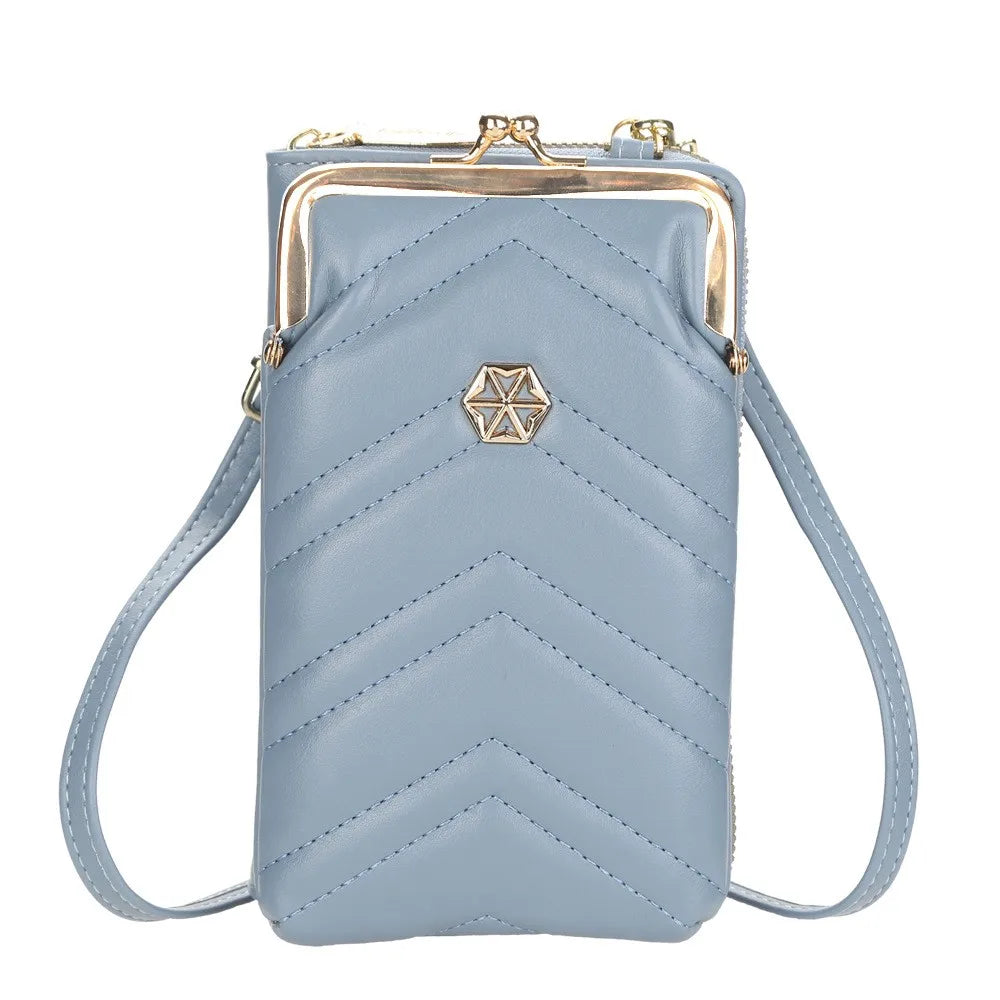 Women Small Shoulder Bag For Phone Short Travel Leather Messenger Crossbody Bags