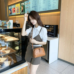 Women Small Square Bag Ladies Shoulder Bag Casual Versatile Messenger Crossbody