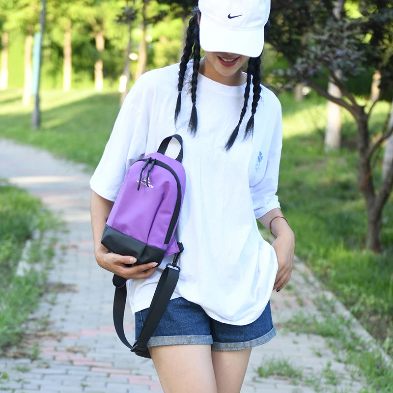 Women Small Travel Bag Sling Chest Bag Female Crossbody Bags Waterproof