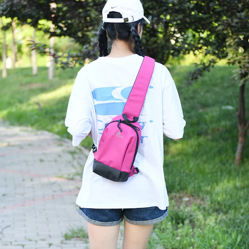Women Small Travel Bag Sling Chest Bag Female Crossbody Bags Waterproof