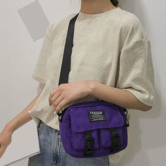 Women Canvas Messenger Bag Casual Shoulder Bag Crossbody Bags