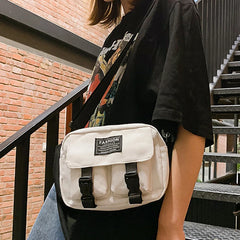 Women Canvas Messenger Bag Casual Shoulder Bag Crossbody Bags