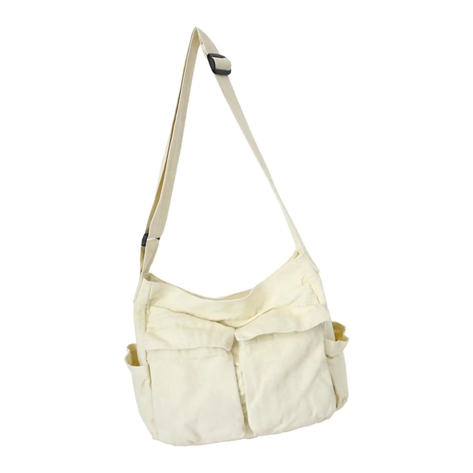 Women Canvas Shoulder Bag Large Capacity Tote Handbag Satchel Pockets Casual