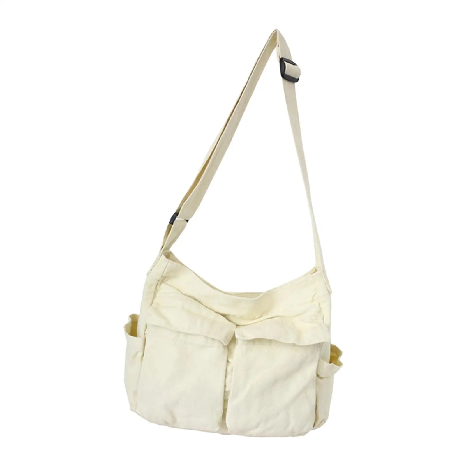 Women Canvas Shoulder Bag Large Capacity Tote Handbag Satchel Pockets Casual