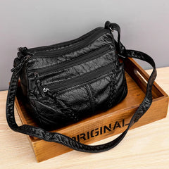 Soft Leather Crossbody Bag for Women Ladies Handbags