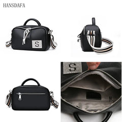 Soft Leather Shoulder Bag High Cowhide Female Messenger Bag Casual Tote