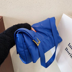 Women Soft Pu Leather Shoulder Bag Crossbody Bag Large Capacity Messenger Bag
