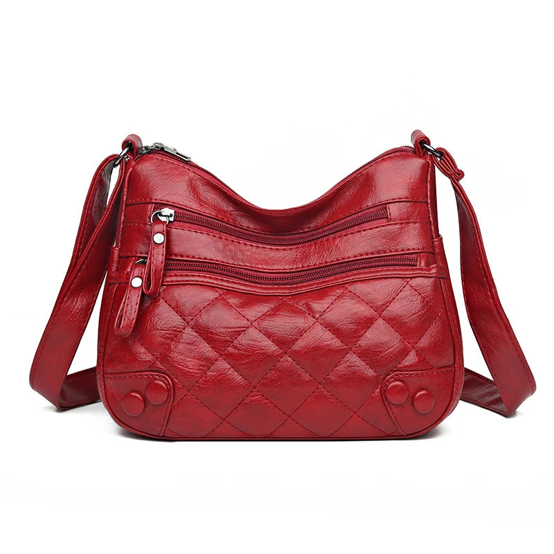 Women Shoulder Bag PU Leather Purse Messenger Crossbody Bags