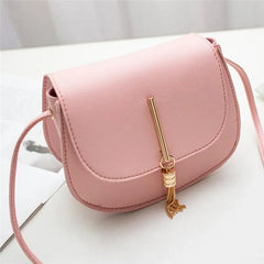 Women Mini Shoulder Bag Robot Bags PU Leather Tassel Bag For Girl