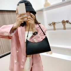 Women PU Leather Handbags Totes Shoulder Bags Youth Ladies Bag Purse