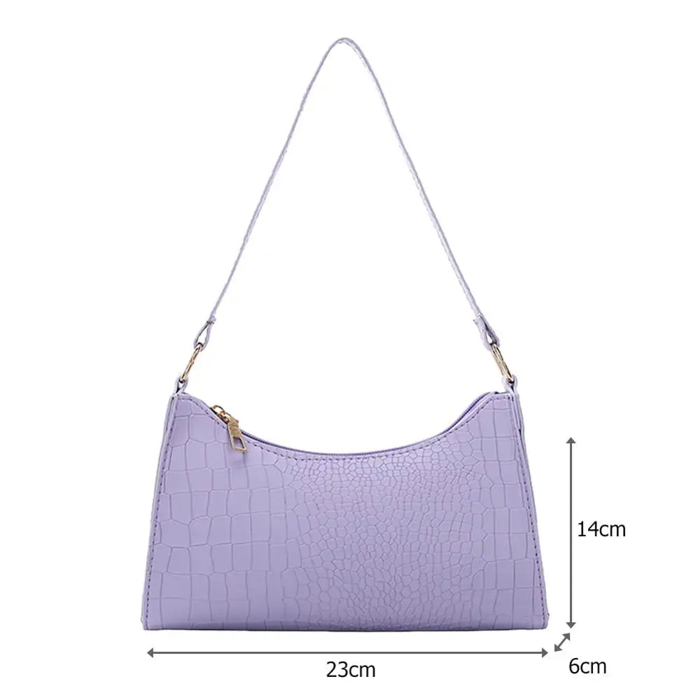 Women PU Leather Handbags Totes Shoulder Bags Youth Ladies Bag Purse