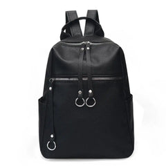 Women Pu Leather Backpack Large Capacity School Bag