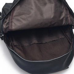 Women Pu Leather Backpack Large Capacity School Bag