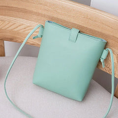 Women Solid Shoulder Bag Crossbody Messenger Bag Mini Purse Wallet Pouch