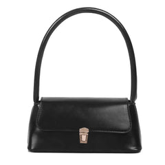 Vintage PU Leather Underarm Bag Women Small Shoulder Tote