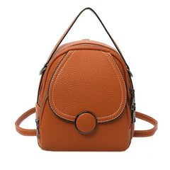 Women Mini Backpack Soft Faux Leather Handbag Satchel Bag
